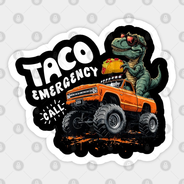 tacos emergency call Sticker by Edeno90